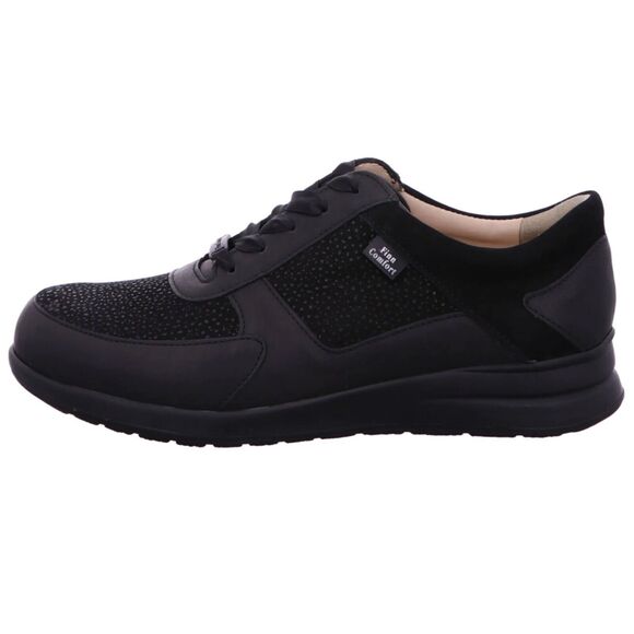 Finn Comfort Mens Shoes Mellow Supersoft Black Lace Up Sz 6.5 $400